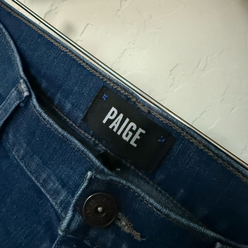 PAIGE|Women’s Dark Blue Skinny Jeans (no distressing) size 33•••closet staple - Picture 7 of 13